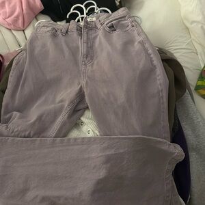 purple pacsun flared jeans